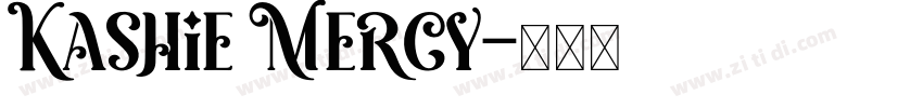 Kashie Mercy字体转换